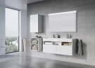 Зеркало Ravak Natural 80 X000001057 с подсветкой Белое МДФ / ЛДСП, стекло