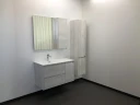 Зеркальный шкаф Comforty Бремен 90 00004142374 Дуб белый МДФ / ЛДСП, стекло