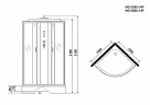 Душевая кабина Niagara Classic 100x100 NG-3502-14P без гидромассажа