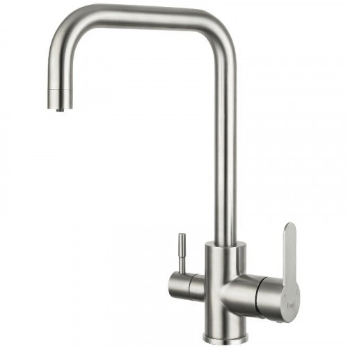 Смеситель для кухни Frap H801 F43801 Сатин нержавеющая сталь
