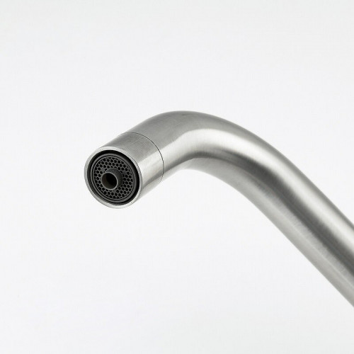 Смеситель для кухни Frap H801 F43801 Сатин нержавеющая сталь