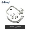 Смеситель для кухни Frap H801 F43801 Сатин нержавеющая сталь