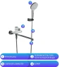 Смеситель для ванны Gappo G03-8 G2203-8 универсальный Белый Хром