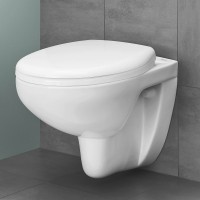 Унитаз Grohe Bau Ceramic 39427000 подвесной без сиденья фарфор подвесной