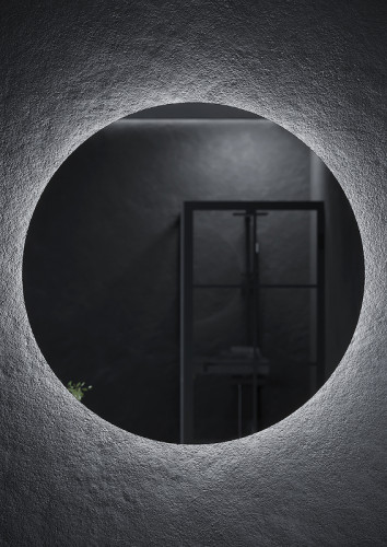 Зеркало Sancos Sfera 90 SF900 с подсветкой с сенсорным выключателем стекло