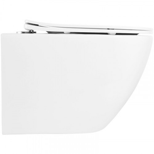 Унитаз BelBagno Uno BB3105CHR/SC подвесной с сиденьем Микролифт фаянс подвесной