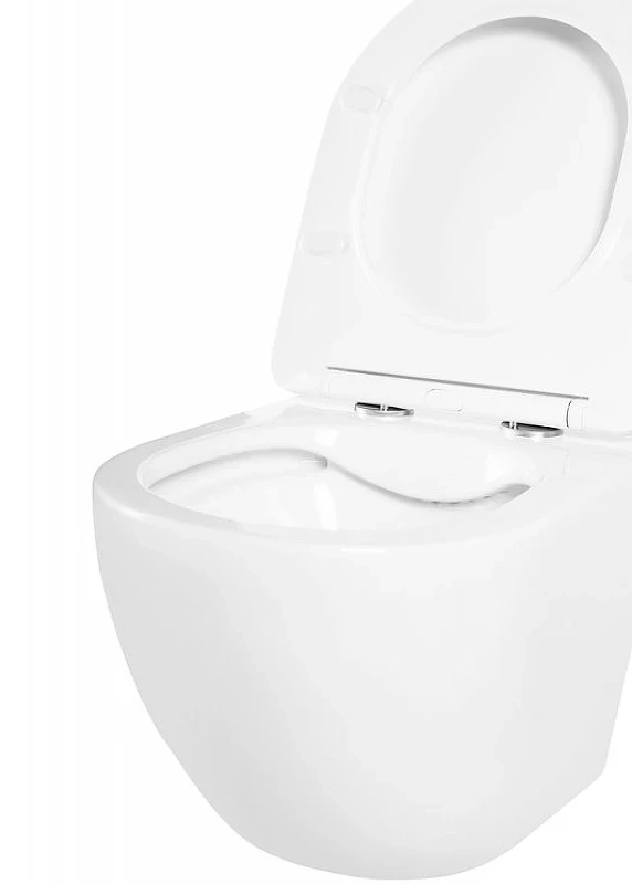 Унитаз BelBagno Uno BB3105CHR/SC подвесной с сиденьем Микролифт фаянс подвесной