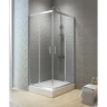 Душевой уголок New Trendy New Varia Chrome 90х90 K-0473 профиль Хром стекло прозрачное