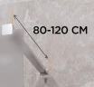 Душевая перегородка Radomir Walk-in G1 110 1-10-0-0-0-1901 профиль Хром стекло матовое