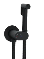 Гигиенический душ со смесителем WeltWasser Higi R01 BL 10000013652 цвет Черный матовый