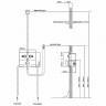 Смеситель для душа Vincea VSCV-421CH Хром латунь встраиваемый