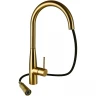 Смеситель для кухни Raiber Graceful RPG-011 Золото матовое латунь