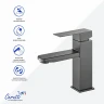 Смеситель для раковины Ceruttispa Клелия (Clelia) GR CT12060 12060 цвет Серый матовый