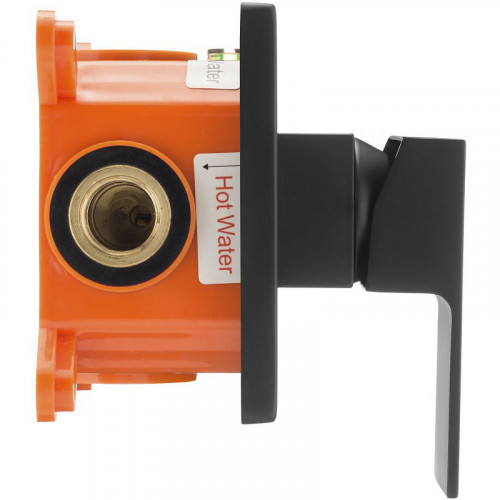 Смеситель для душа Swedbe Platta 5522B Черный матовый латунь встраиваемый