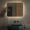 Зеркало Defesto Opti 70x60 DF 2806SH с подсветкой 23W-4500К/Сенсорный выключатель/Нейтральный белый свет