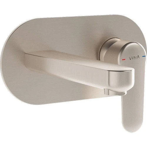 Смеситель для раковины Vitra Root Round A4272134EXP Никель брашированный