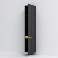 Шкаф пенал AM.PM X-Joy 30 M85ACHR0306BM подвесной Черный матовый МДФ / ЛДСП