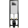 Комплект унитаза Niagara Vista NG-9301 с инсталляцией Cersanit Black 35 S-IN-BLACK-Cg-w с сиденьем Микролифт и клавишей смыва Хром