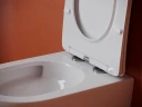 Комплект унитаза DIWO Ceramicanova Uno CN11001T с сиденьем с инсталляцией DIWO 4501 с клавишей смыва цвет Глянцевый белый