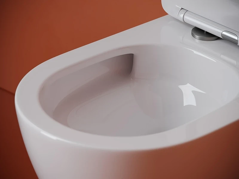 Комплект унитаза DIWO Ceramicanova Uno CN11001T с сиденьем с инсталляцией DIWO 4501 с клавишей смыва цвет Глянцевый белый