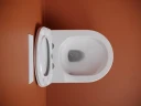 Комплект унитаза DIWO Ceramicanova Uno CN11001T с сиденьем с инсталляцией DIWO 4501 с клавишей смыва цвет Глянцевый белый