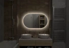 Зеркало Континент Fleur 1000x600 ЗЛП607 с подсветкой с бесконтактным выключателем стекло
