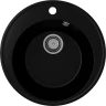 Кухонная мойка Ulgran Quartz Nora 485-07 Уголь искусственный камень (литьевой мрамор) встраиваемый