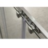 Душевая дверь BelBagno Unique 180х190 профиль Хром стекло рифленое