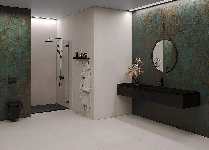 Душевой поддон из искусственного камня Starohome Solid 140х80 1237837 Black Matt