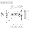 Смеситель на борт ванны Ravak Chrome CR 025.20BL X070445