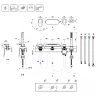 Смеситель на борт ванны Ravak Chrome CR 025.20BL X070445