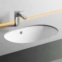 Раковина Ceramicanova Element 57 CN6044 Белая фарфор встраиваемый