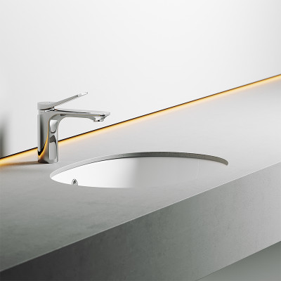 Раковина Ceramicanova Element 57 CN6044 Белая фарфор встраиваемый