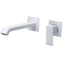Смеситель для раковины Cezares Porta PORTA-BLI2-BIO Белый матовый латунь встраиваемый