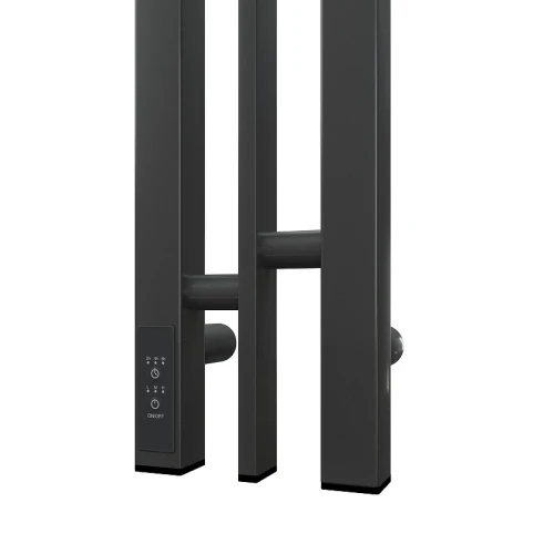 Электрический полотенцесушитель Point Фрея PN20718GB П2 100x800 диммер слева Графит блеск