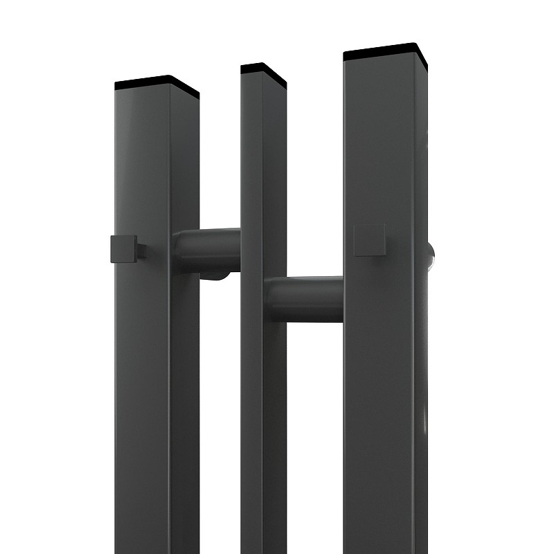 Электрический полотенцесушитель Point Фрея PN20718GB П2 100x800 диммер слева Графит блеск