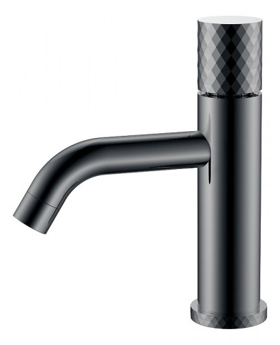 Смеситель для раковины Boheme Stick 121-SGM цвет Оружейная сталь глянцевая