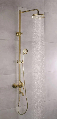 Душевая система Rose R02E R0236E Золото