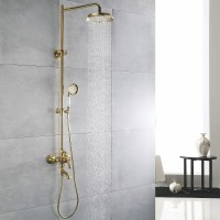 Душевая система Rose R02E R0236E Золото