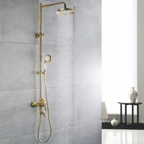 Душевая система Rose R02E R0236E Золото