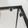 Душевой уголок Veconi Evo 300 B 80х80 E3-B-8080-01-C9 профиль Черный матовый стекло прозрачное