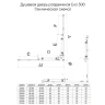 Душевой уголок Veconi Evo 300 B 80х80 E3-B-8080-01-C9 профиль Черный матовый стекло прозрачное