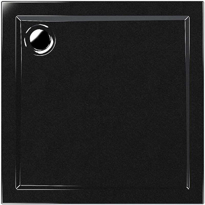 Акриловый поддон для душа Melodia della vita Eletto 100x100 MTYET100100bk Черный