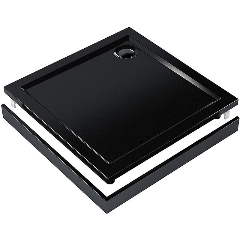 Акриловый поддон для душа Melodia della vita Eletto 100x100 MTYET100100bk Черный