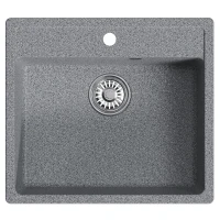 Кухонная мойка Mixline Комфорт ML-GM15 56 551915 цвет Темно-серый