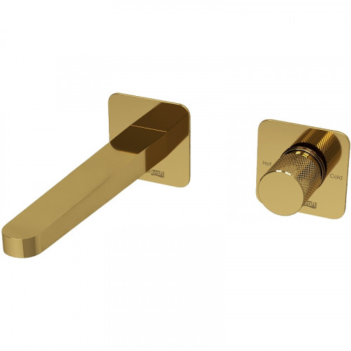 Смеситель для раковины WasserKRAFT Ems A7651.305 Золото глянцевое латунь встраиваемый