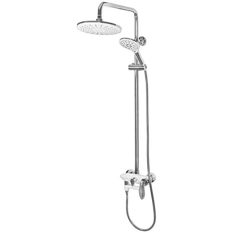 Душевая система Grocenberg GB7001WC Белая Хром