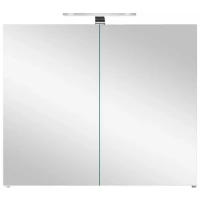 Зеркальный шкаф Orans BC-4023W 60 4023600W с подсветкой Белый глянец МДФ / ЛДСП, стекло