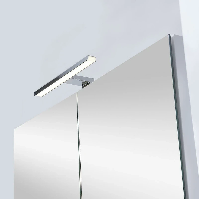 Зеркальный шкаф Orans BC-4023W 60 4023600W с подсветкой Белый глянец МДФ / ЛДСП, стекло