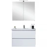 Зеркальный шкаф Orans BC-4023W 60 4023600W с подсветкой Белый глянец МДФ / ЛДСП, стекло